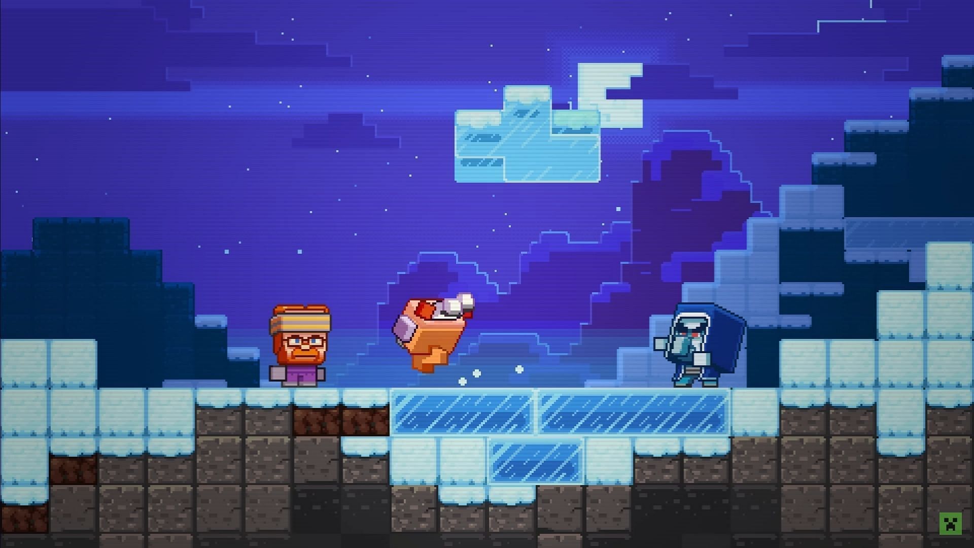 The iceologer would provide a new challenge to players scaling and exploring icy biomes and mountains (Image via YouTube/Mojang Studios)